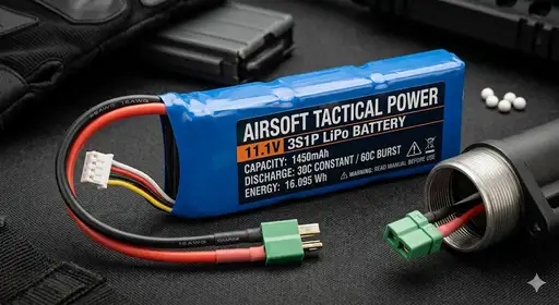 Bateria de litio no Airsoft