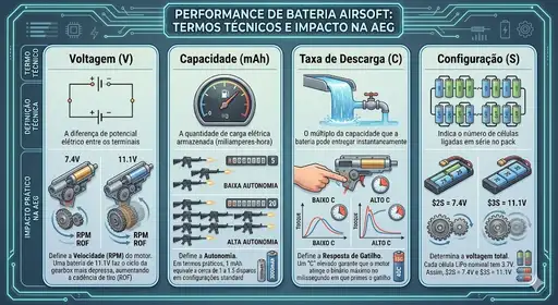 Termos tecnicos das baterias de litio