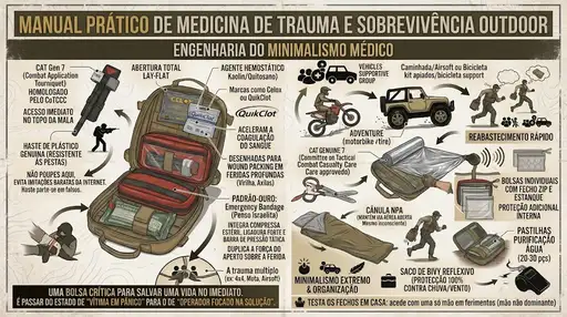 Como Construir uma Mala de Primeiros Socorros Outdoor
