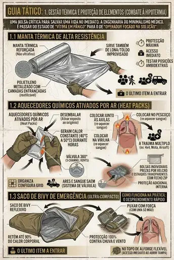 Gestão Térmica e Proteção de Elementos (Combate à Hipotermia)