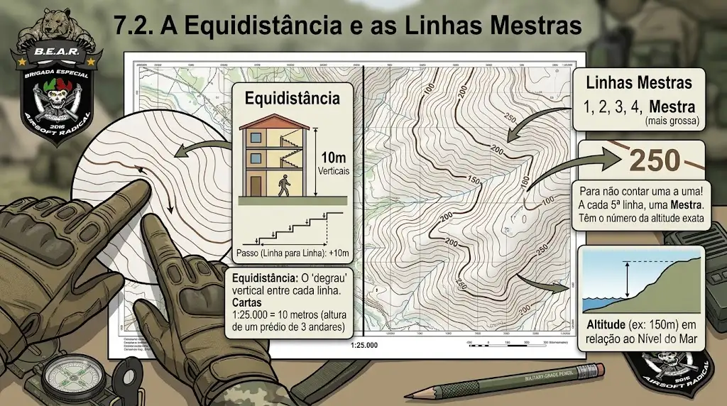 A Equidistância e as Linhas Mestras