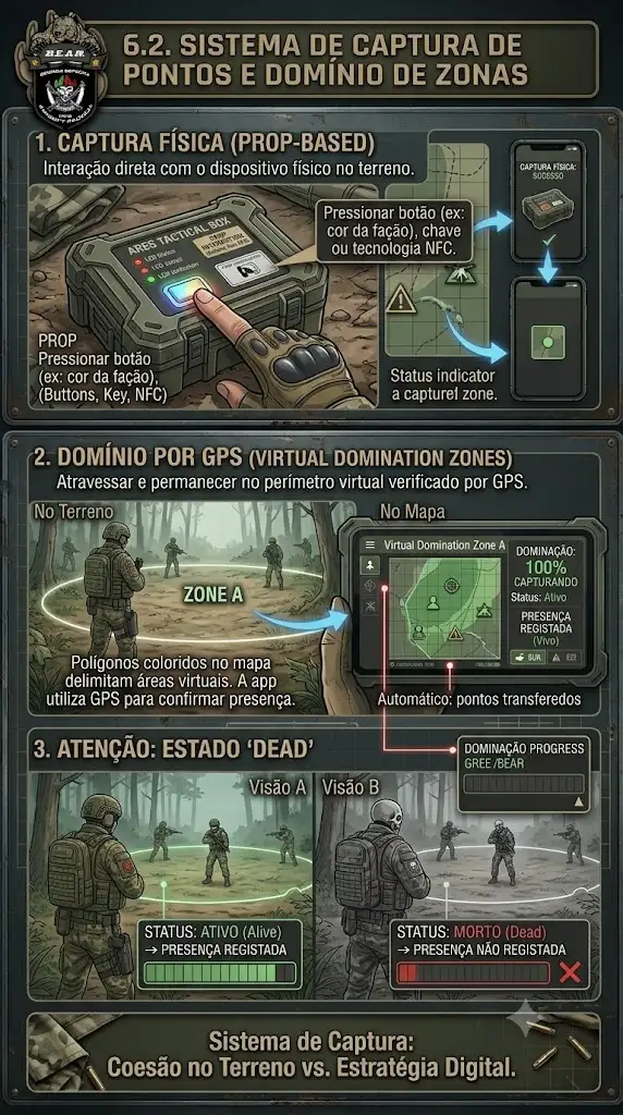 Sistema de Captura de Pontos e Domínio de Zonas