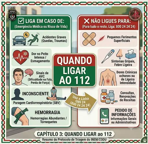 Quando ligar ao 112