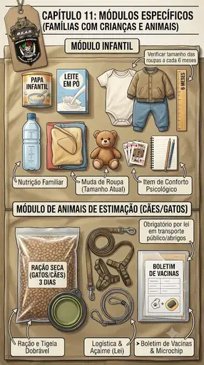 Módulos Específicos (Famílias com Crianças e Animais)